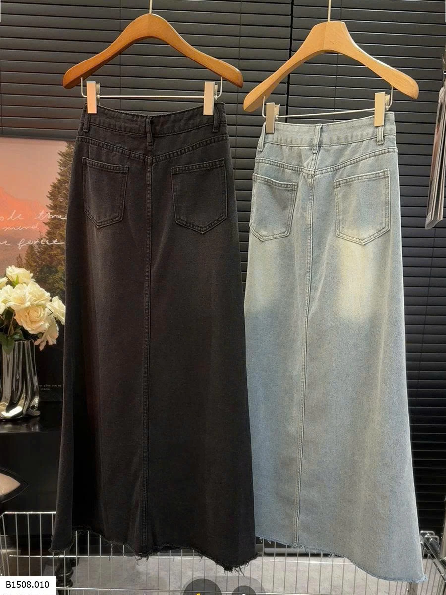   CHÂN VÁY JEAN DÁNG DÀI CHO NỮ Giá sỉ 195k
