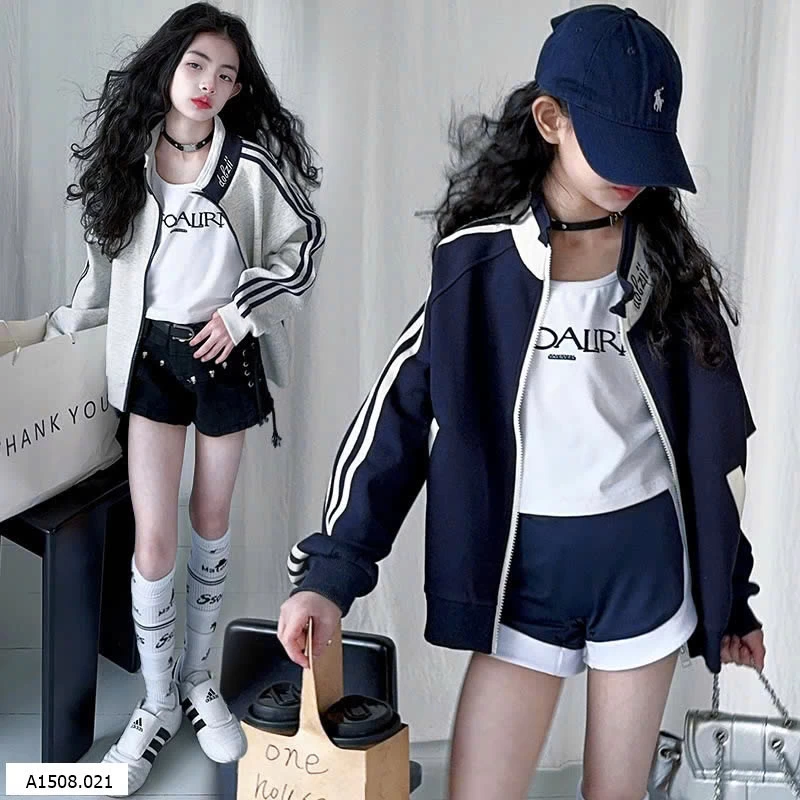 ÁO KHOÁC THỂ THAO 3 SỌC Giá sỉ 211k
