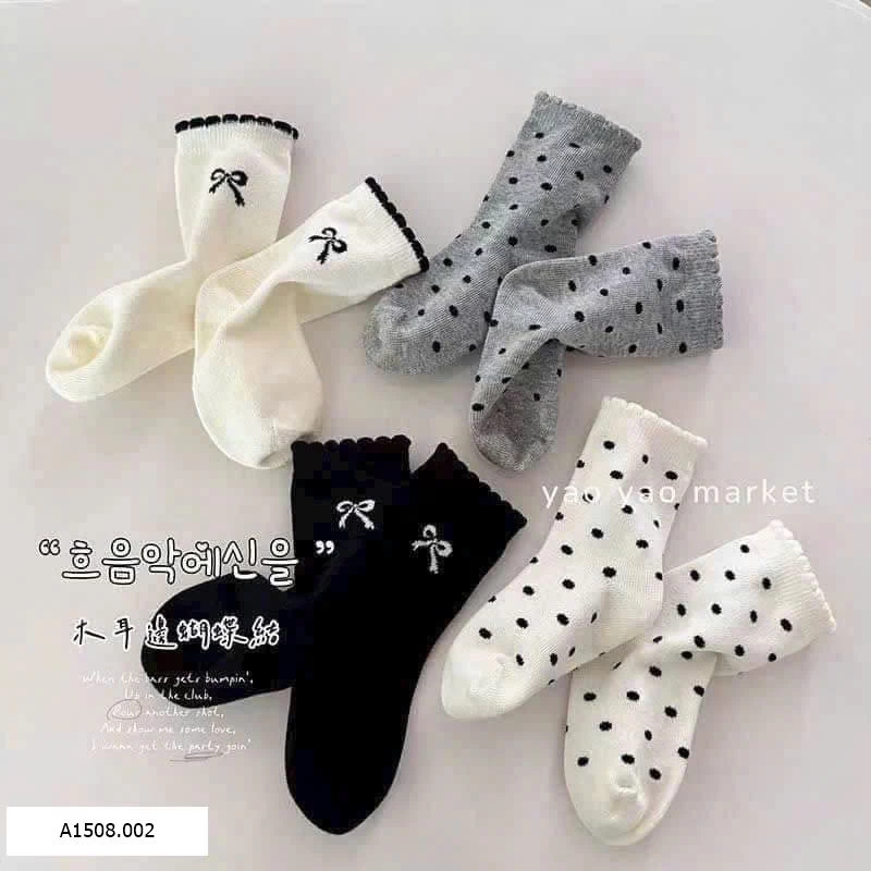 SET 10Đ TẤT NƠ CHẤM BI BG Giá sỉ 65k