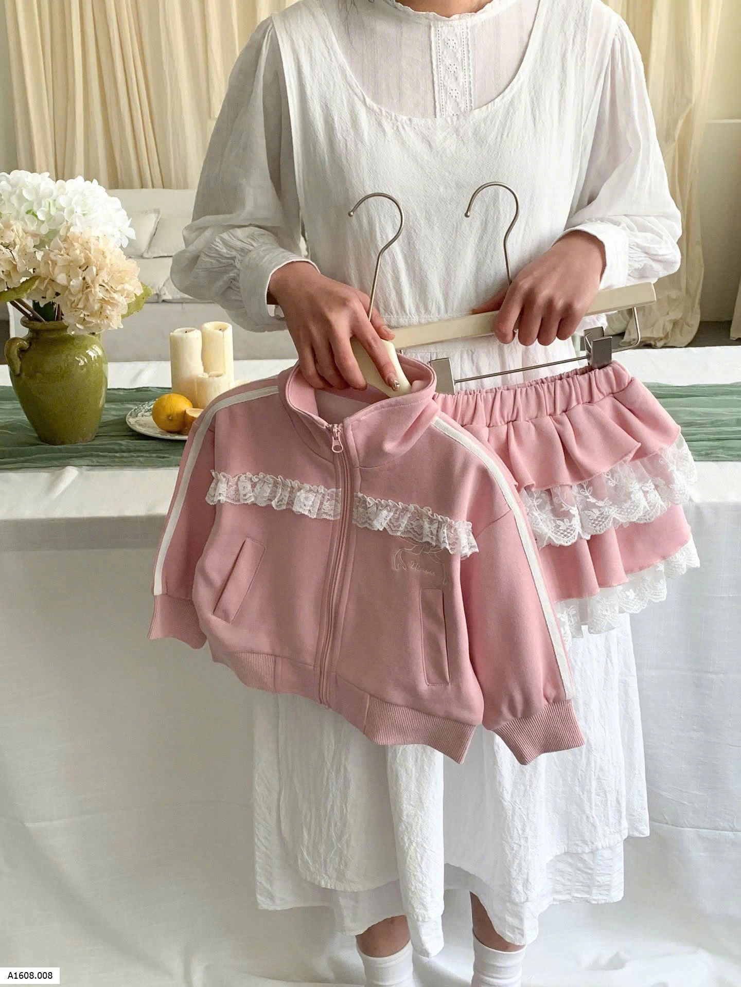 SET NỈ PHỐI REN    Giá sỉ 246k