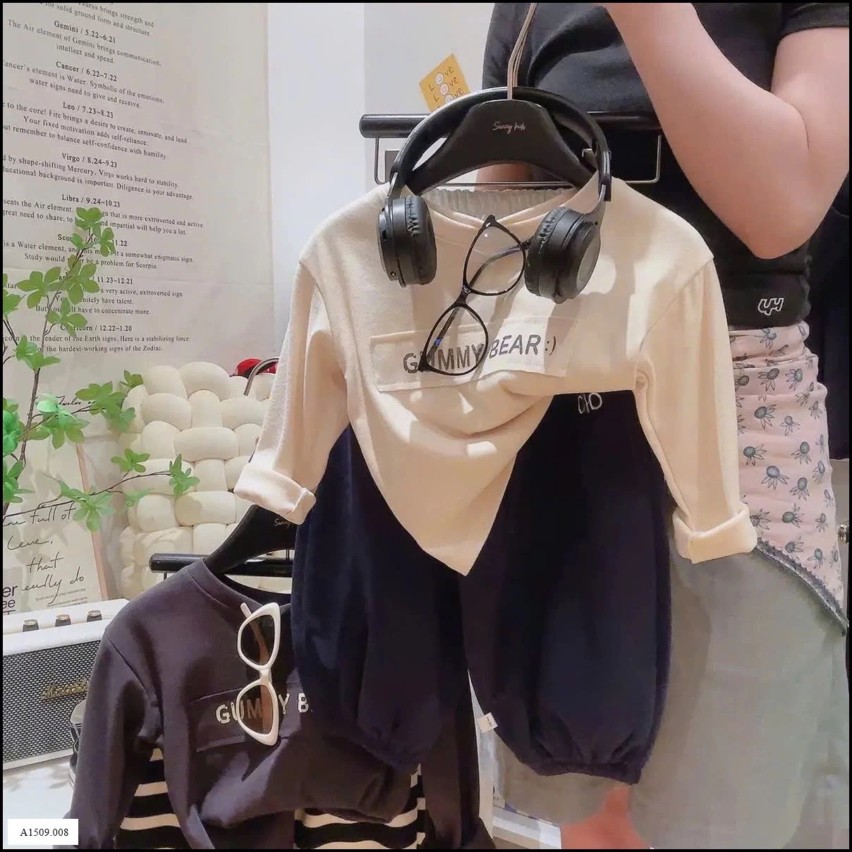 ÁO THUN DÀI TAY PHỐI MÀU CHO BÉ   Giá sỉ 47k