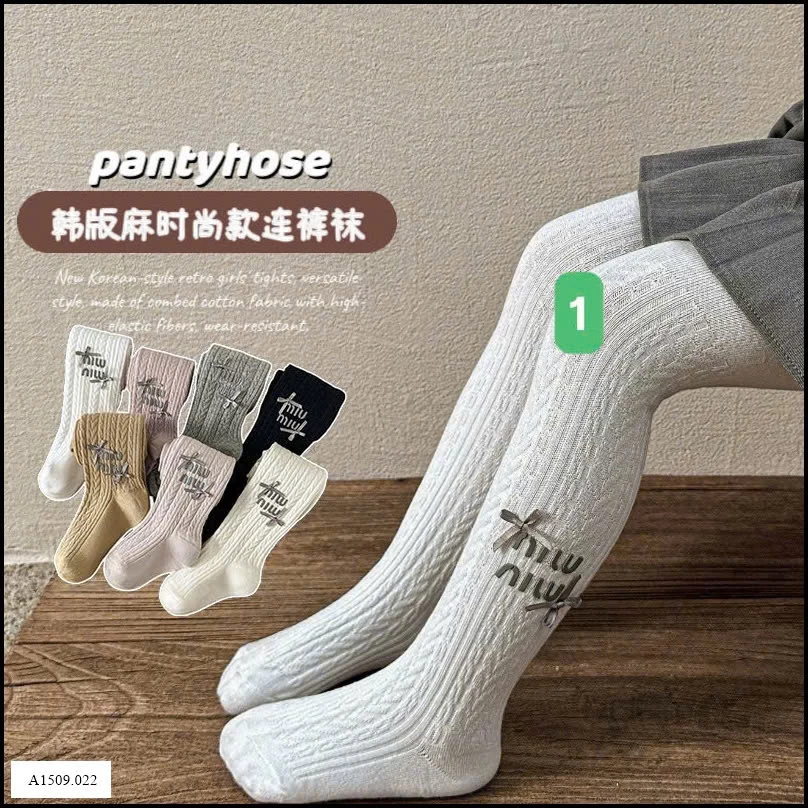 QUẦN TẤT MIU MIU GẮN NƠ   Giá sỉ 58k