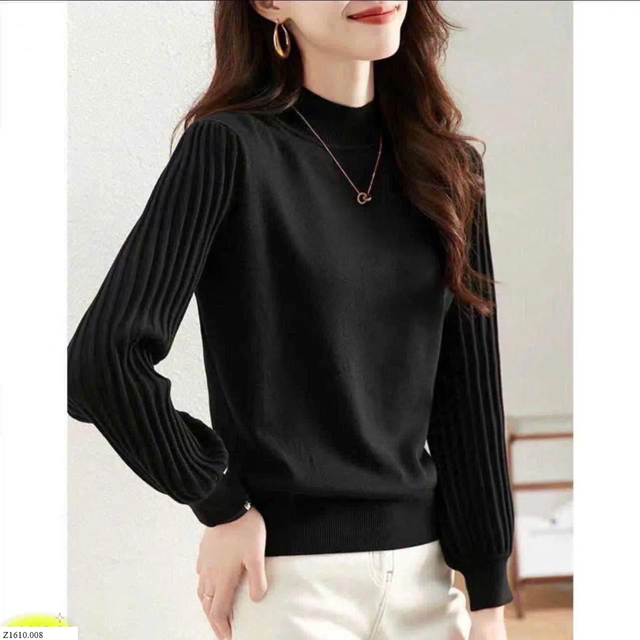 ÁO LEN CASHMERE NỮ CỔ 3P   Sỉ 140k