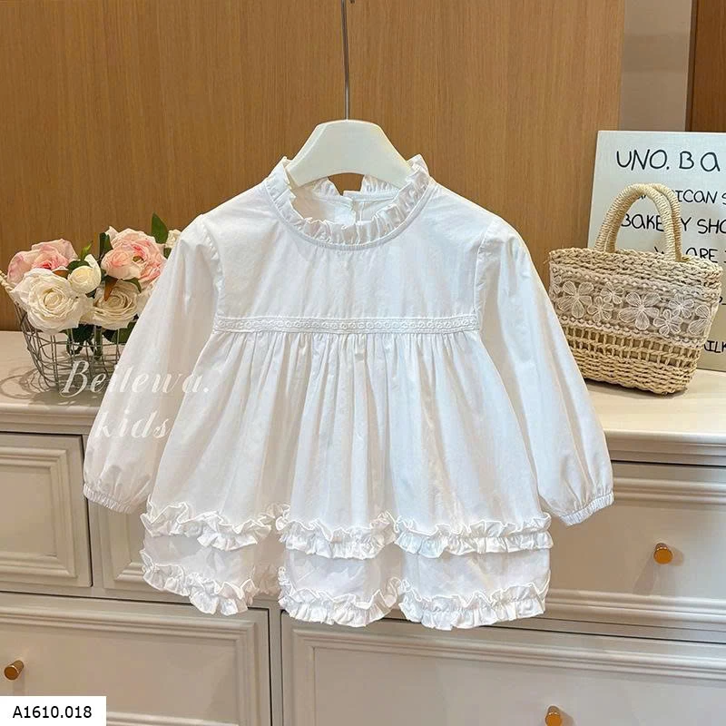 ÁO SƠ MI CHO BÉ GÁI   Giá sỉ 85k