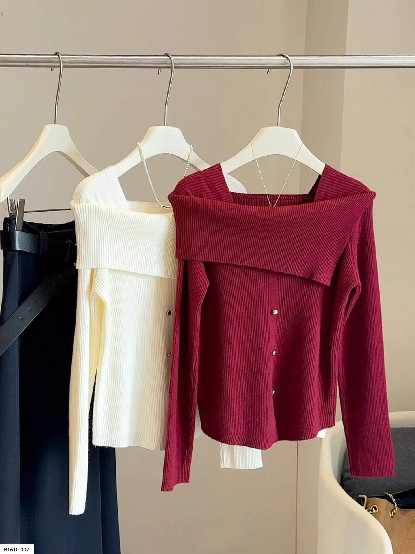 ÁO LEN TRỄ VAI GIẢ CÚC ANNA  Giá sỉ 191k