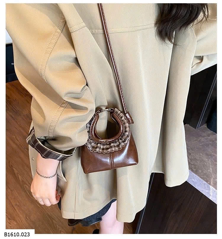 TÚI XÁCH MINI PHỐI KẺ  Giá sỉ 85k