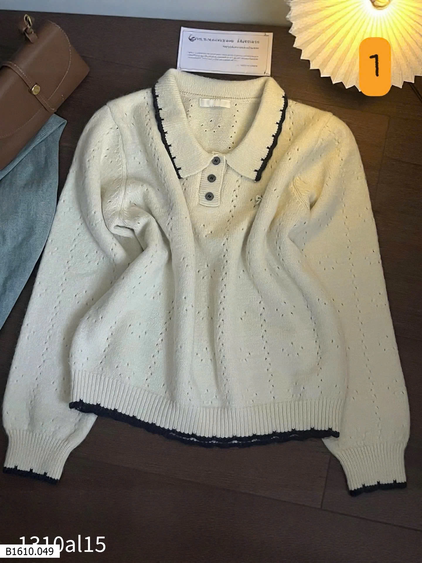 ÁO LEN CỔ POLO   Giá sỉ 165k