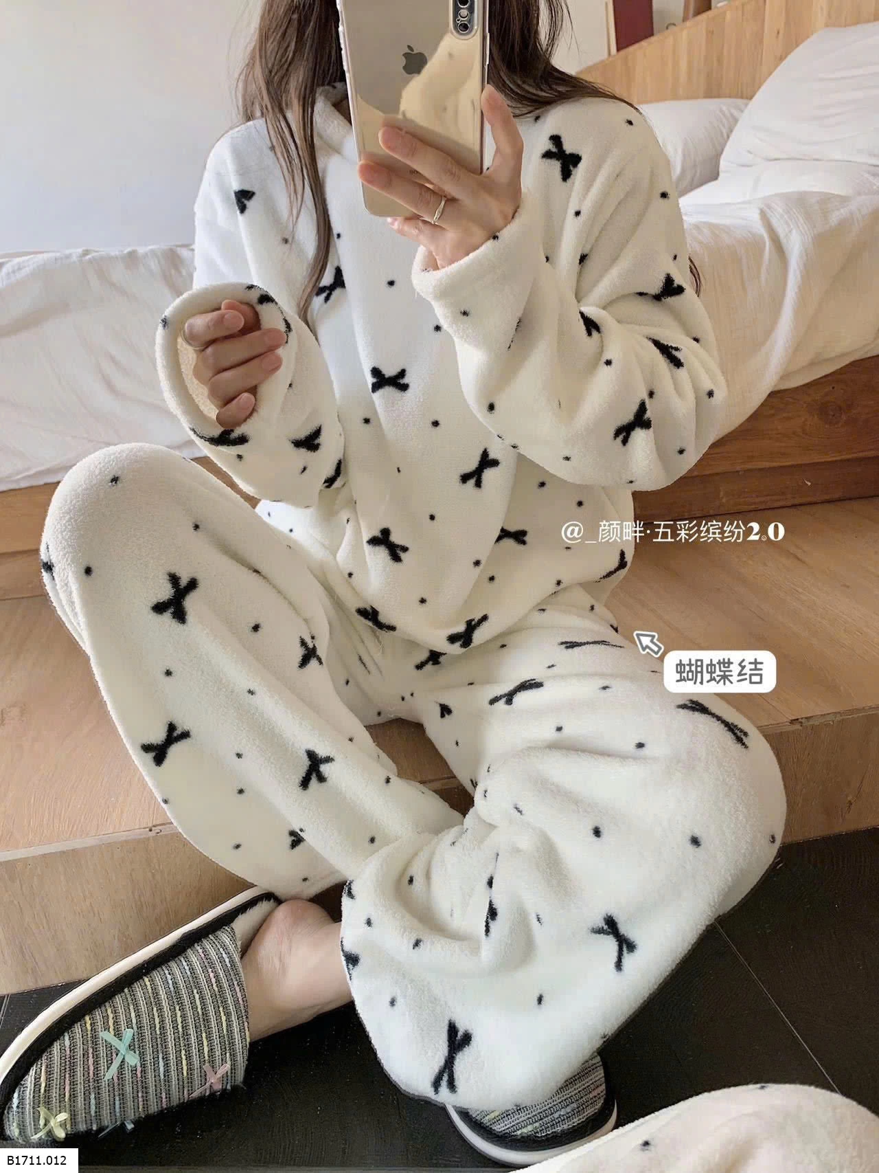 BST BỘ NGỦ LÔNG HỌA TIẾT CHO NỮ  Giá sỉ 165k