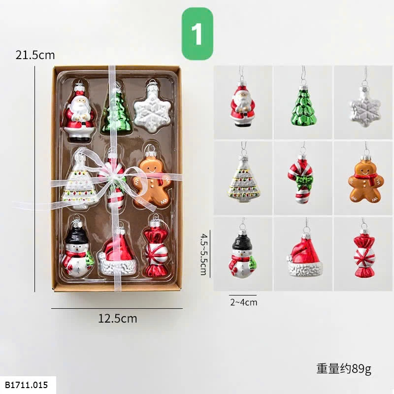SET CHARM TREO CÂY THÔNG NOEL Giá sỉ 120k