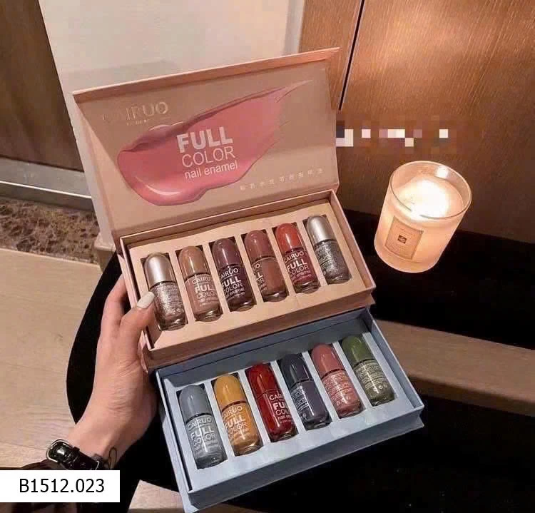 SET 6 LỌ SƠN MÓNG CHÍNH HÃNG CAIRUO  Giá sỉ 100k