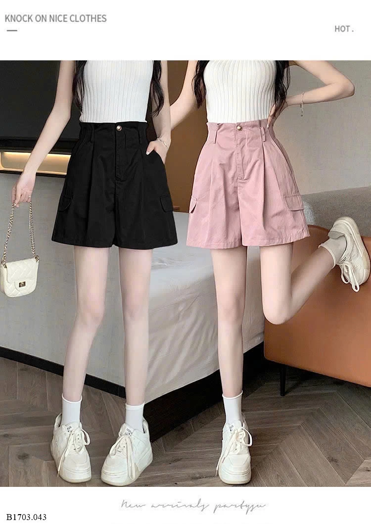 QUẦN SHORT NỮ CẠP CAO   Sỉ 85k