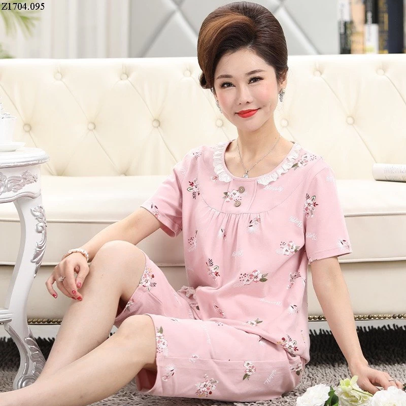 BỘ COTTON TRUNG NIÊN MẶC NHÀ  Si 123