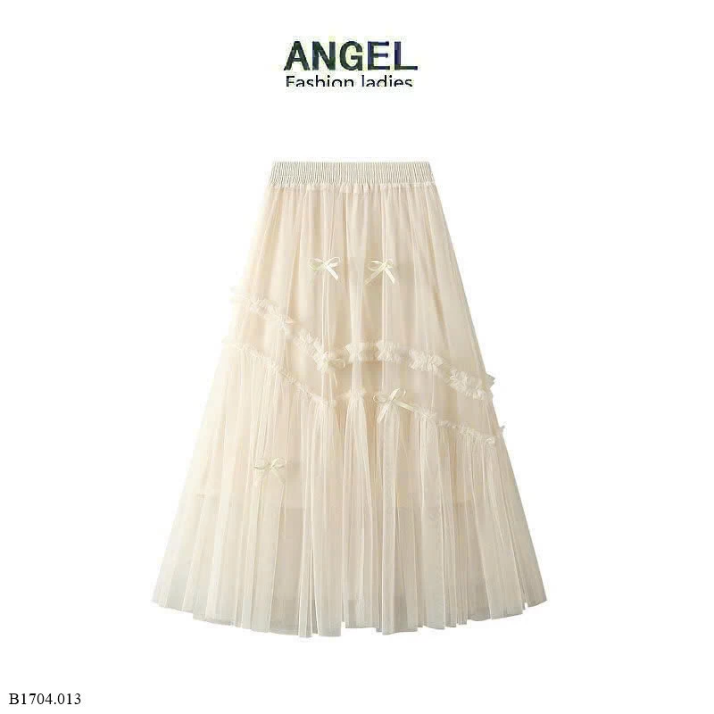 CHÂN VÁY ANGEL PHỐI NƠ Sỉ 150k