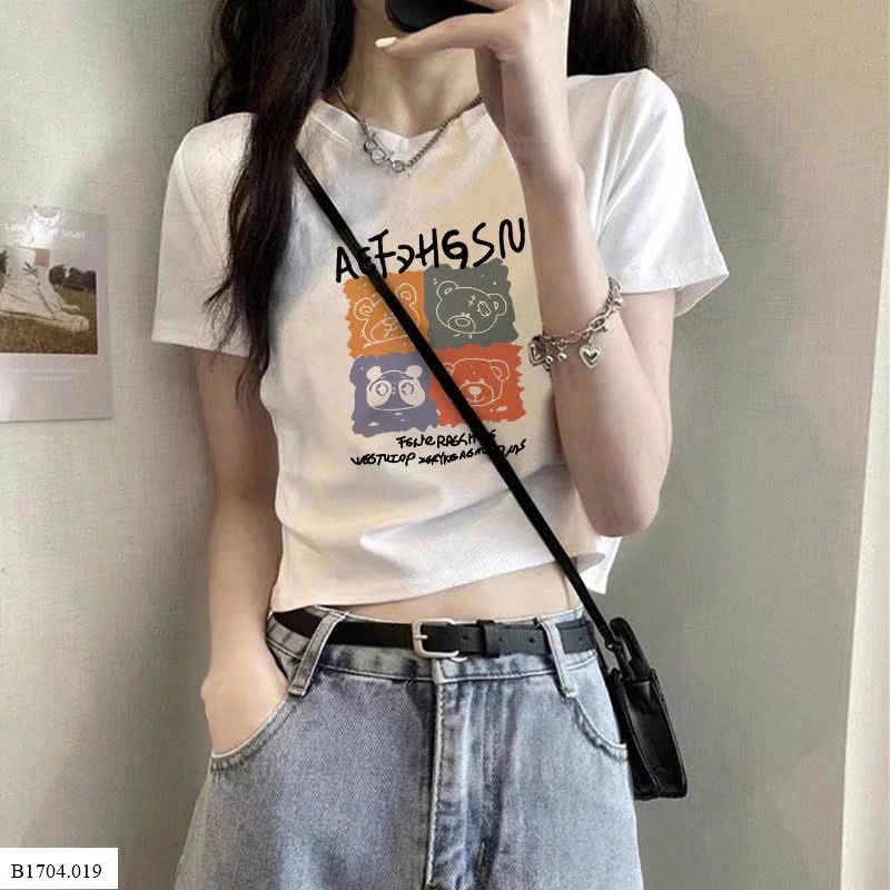 ÁO PHÔNG CROPTOP Sỉ 80k