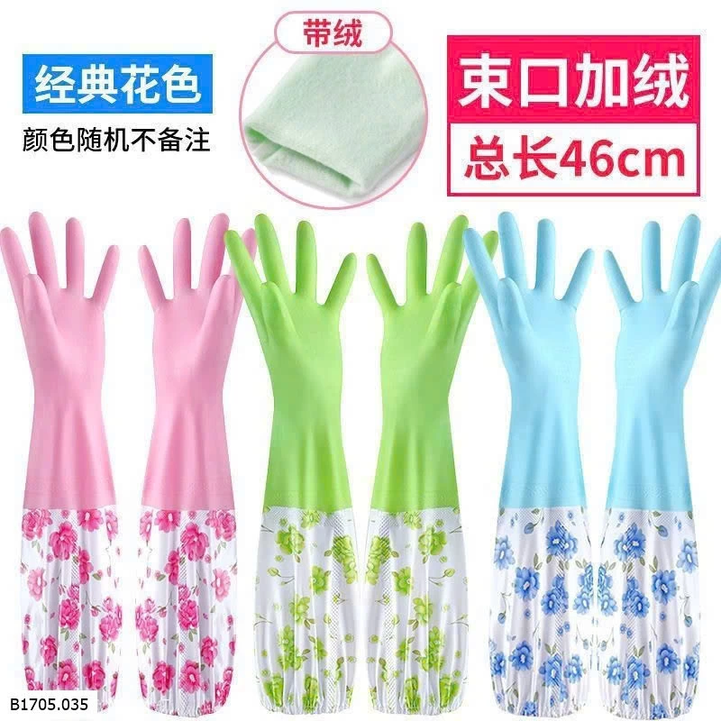 GĂNG TAY RỬA BÁT LÓT NỈ Sỉ 39k/ 2 đôi màu ngẫu nhiên