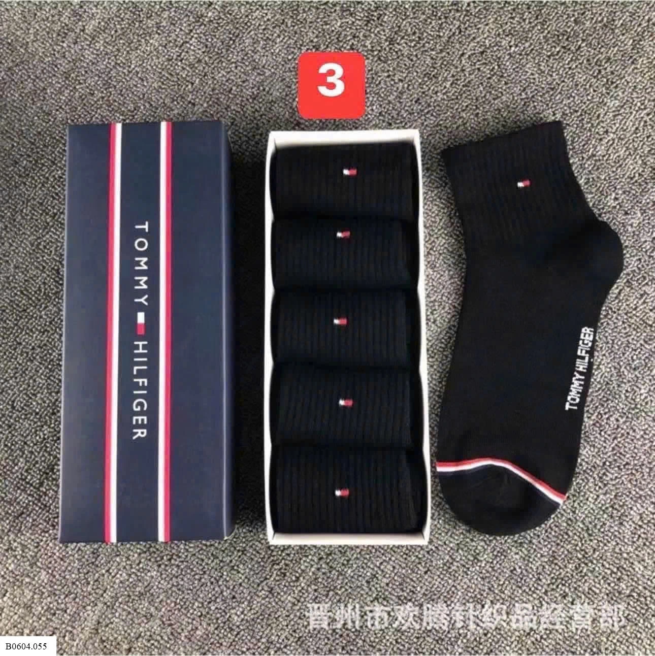 TẤT TOMMY DƯ XỊN FULL HỘP  Sỉ 70k/ 1 sét 5 đ