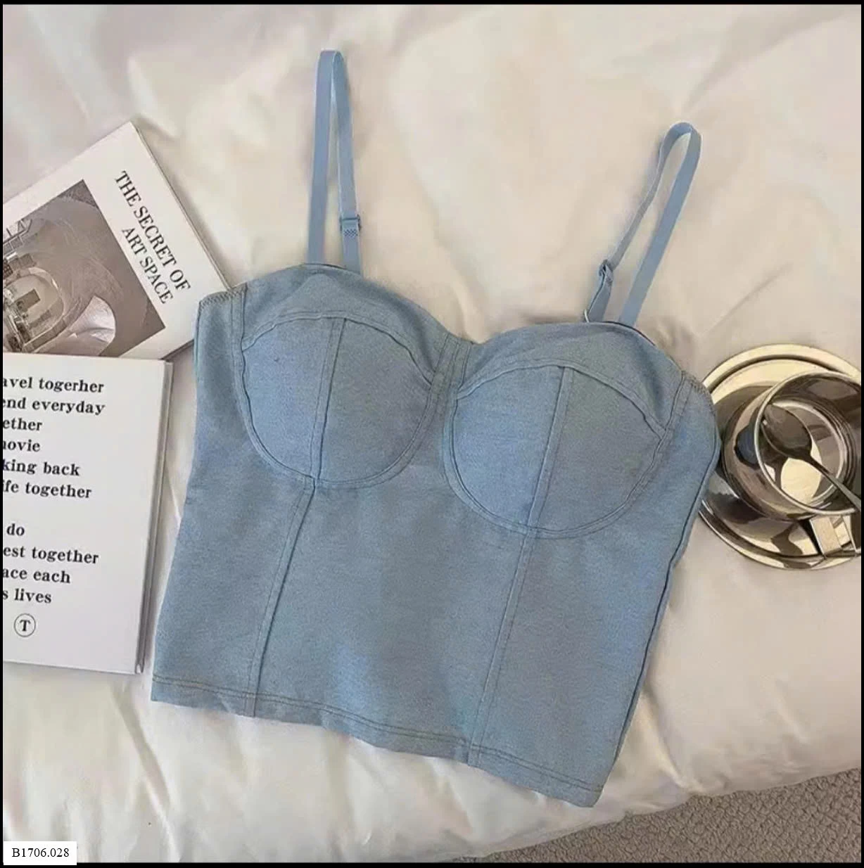 ÁO 2 DÂY JEAN CÚP NGỰC Sỉ 56K