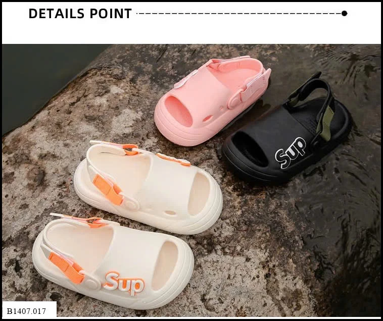 SANDAL EVA CHỮ SUP CHO BÉ Sỉ giá 108k