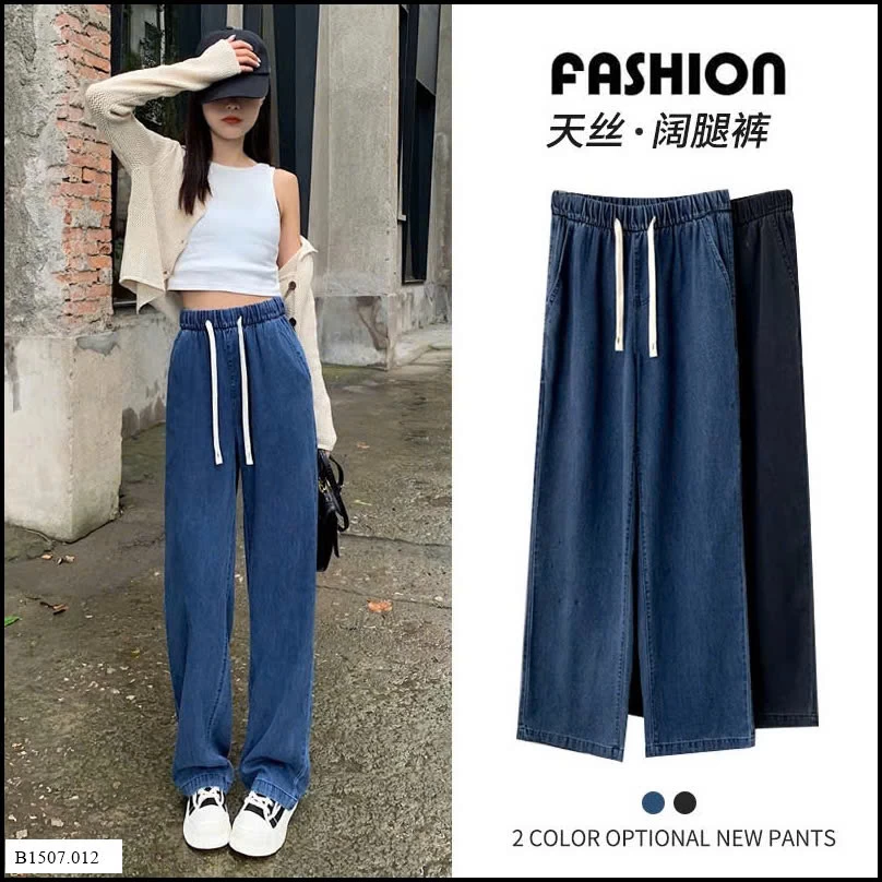 QUẦN JEAN XUÔNG CẠP CHUN Sỉ giá 164k