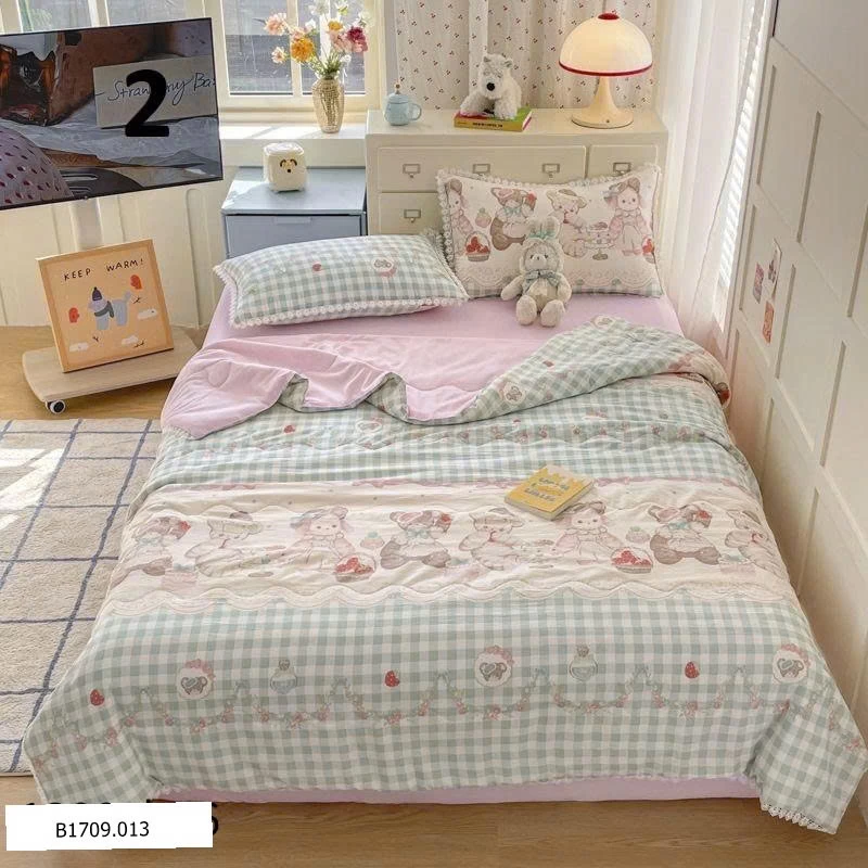 CHĂN HÈ MÁT HÌNH HOẠT HÌNH LOLITA DỄ THƯƠNG   Giá sỉ 1.5*2m : 215ca       2m*2m3: 235ca