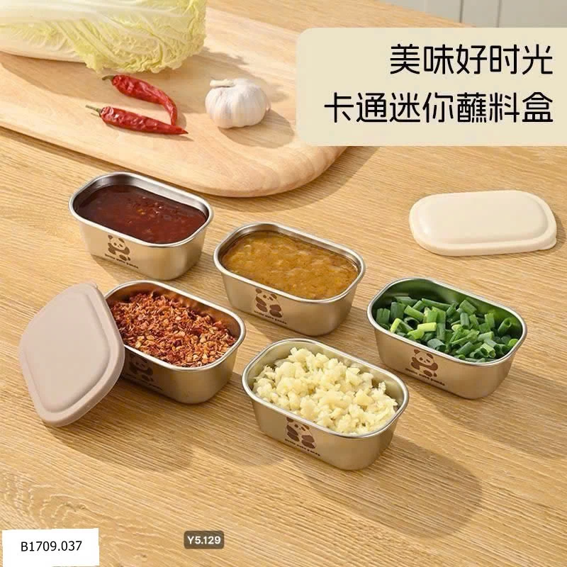 SET 6 HỘP TRỮ ĐỒ ĂN INOX 304  Giá sỉ 96k