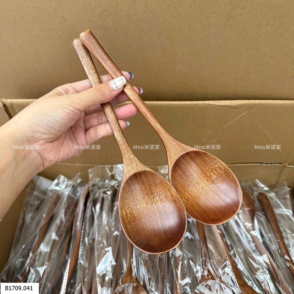 SET 2 THÌA ĂN MÌ BẰNG GỖ TỰ NHIÊN   Giá sỉ  63k/2c