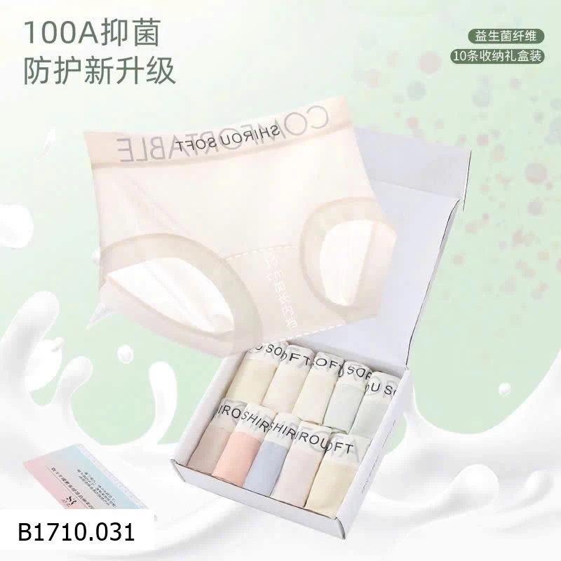 SET 10 QUẦN LÓT TÀNG HÌNH  Giá sỉ 170k/set 10c 