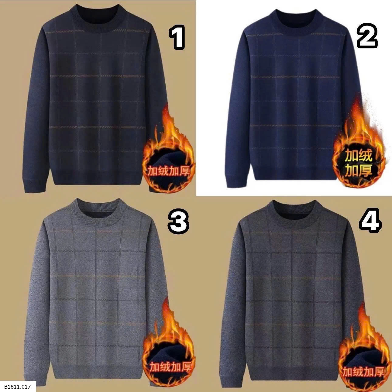 ÁO LEN NAM TRUNG NIÊN Giá sỉ 135k