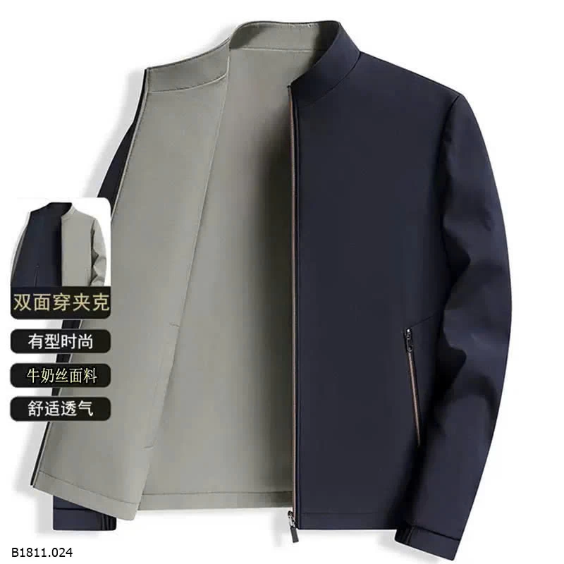 ÁO KHOÁC NAM CỔ ĐỨNG Giá sỉ 200k