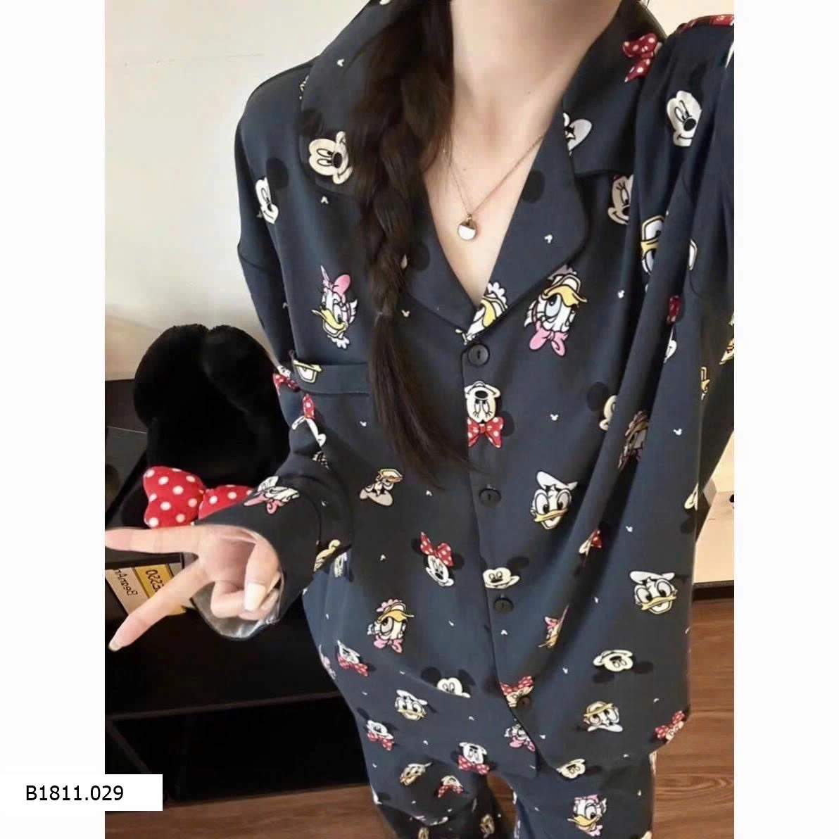 BỘ PIJAMA MICKEY CHO NỮ  Giá sỉ 120k