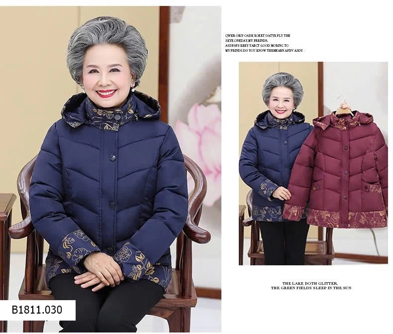 ÁO KHOÁC PHAO TRUNG NIÊN CHO BÀ CHO MẸ Giá sỉ 245k