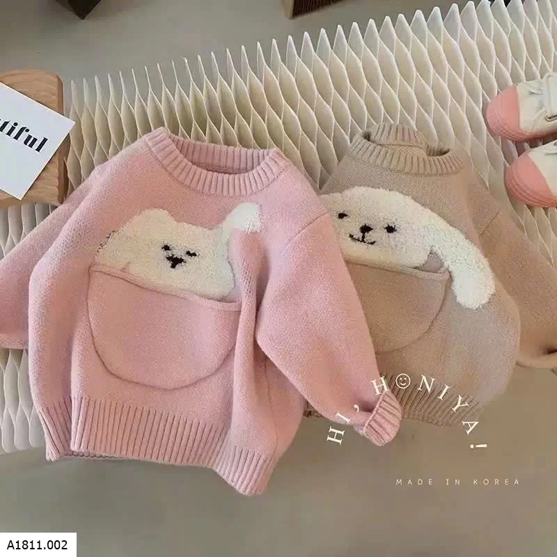 Áo len hình chú cún  Giá sỉ 130k