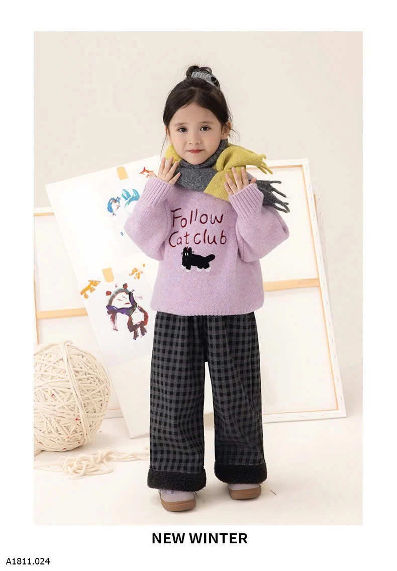 Áo len dệt cho bé yêu Giá sỉ sz 90-150: 180k sz 160: 190k