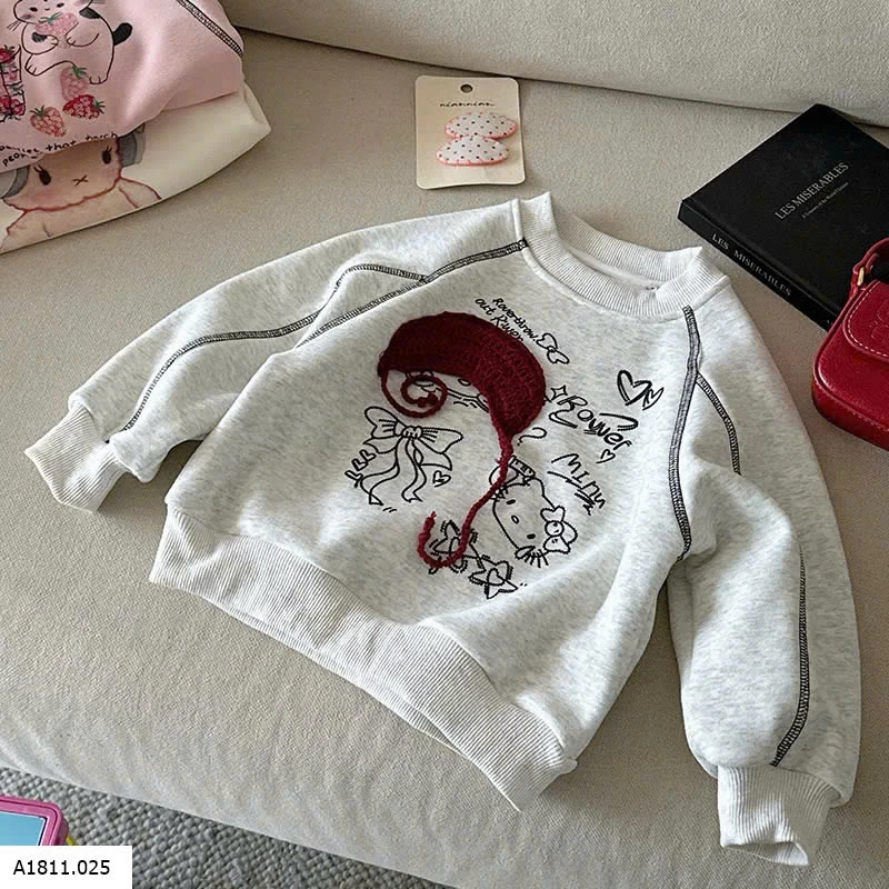 ÁO NỈ HOẠT HÌNH   Giá sỉ sz 90-150: 150k sz 160: 160k