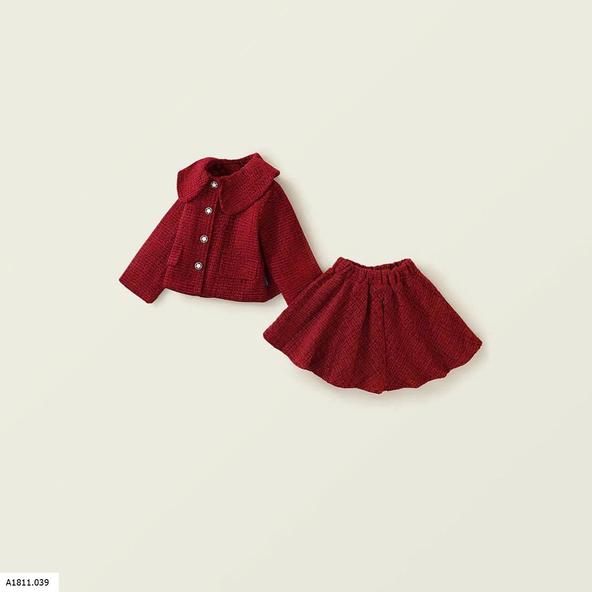 SÉT VÁY DẠ ĐỎ PREMIUM Giá sỉ M1 giá 244k M2 giá 237k