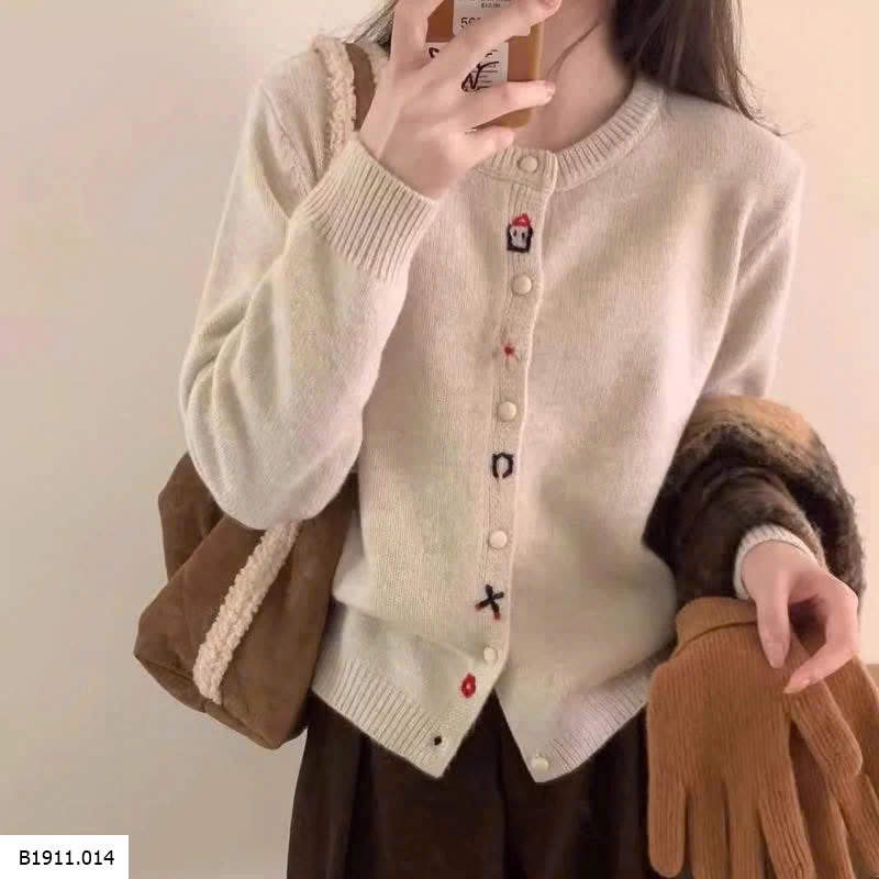 ÁO LEN CÚC THÊU Giá sỉ 135k