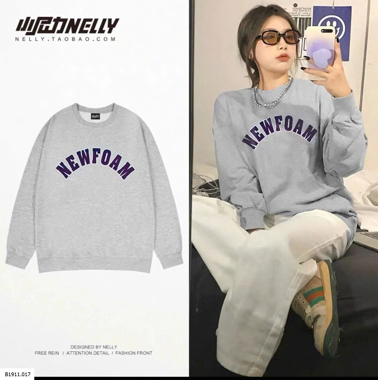 BST ÁO NỈ SWT HÃNG NELLY Giá sỉ 175k