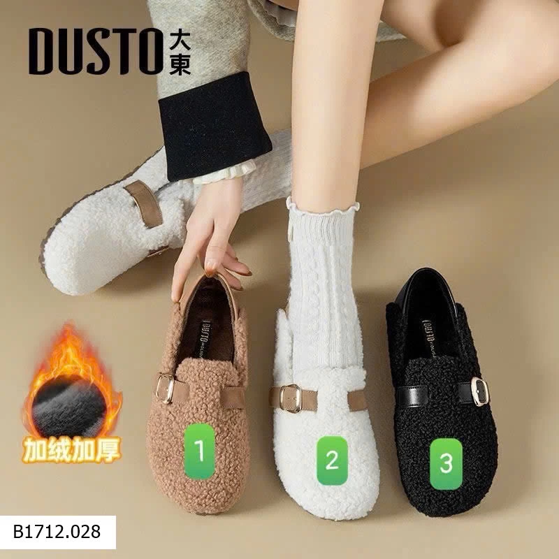 GIÀY LÔNG CỪU LÓT LÔNG DUSTO  Giá sỉ 325k