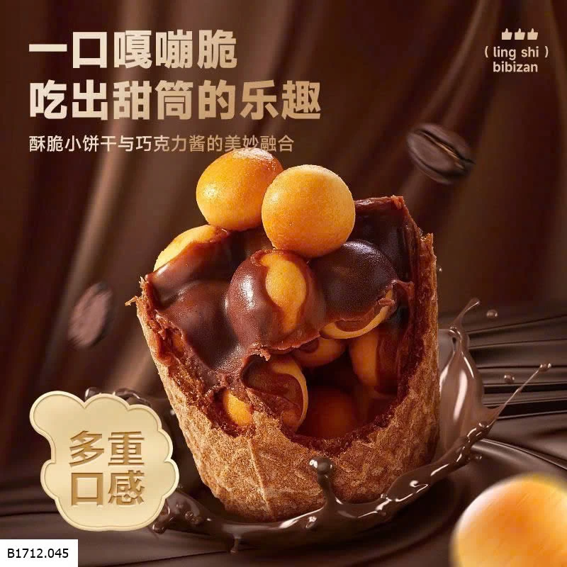 CỐC BÁNH QUY SOCOLA “CRUNCHY CUP”   Giá sỉ 95k/set 450g