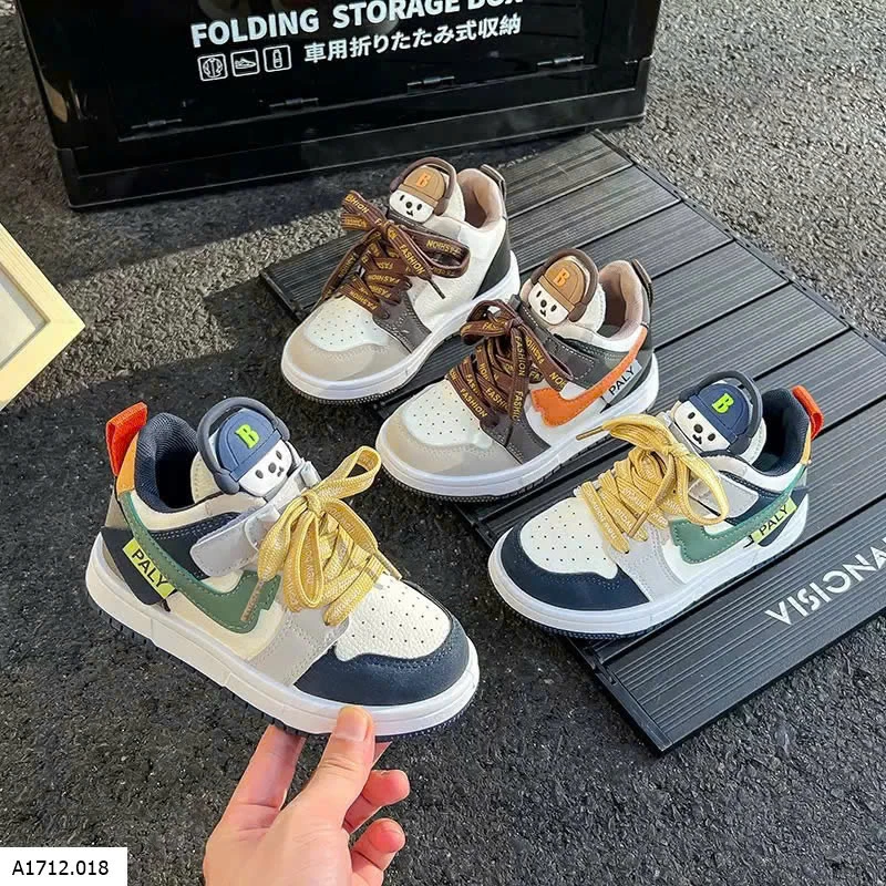 GIÀY THỂ THAO GẤU PHỐI MÀU  Giá sỉ Sz 26-31 #140k Sz 32-37 #149k 