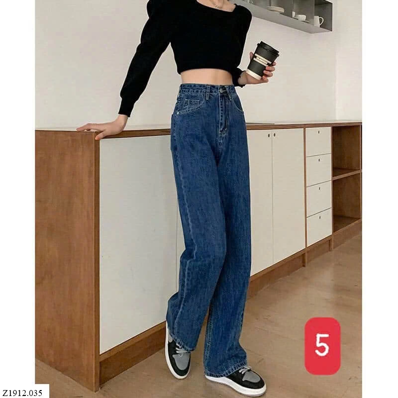 JEANS ỐNG SUÔNG CẠP CAO Sỉ 119kk