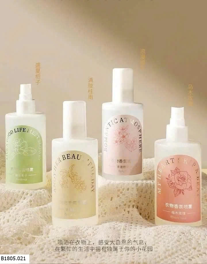 SET 3 CHAI xịt thơm  Sỉ 70k/1 set 3 chai mix mùi