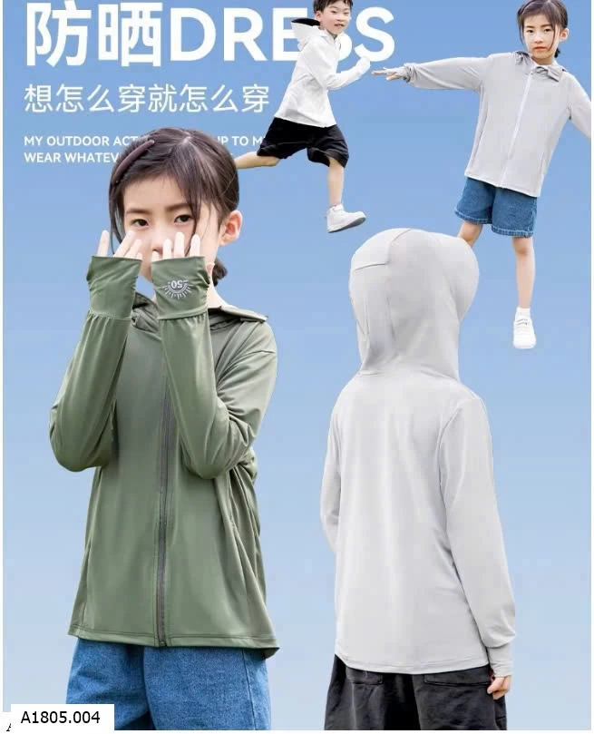 ÁO CHỐNG NẮNG BÉ SIZE ĐẠI  Sỉ 150k
