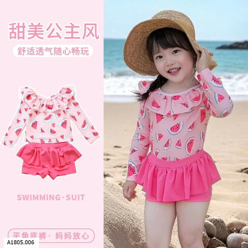  BỘ BƠI HỌA TIẾT CHO BÉ GÁI   Sỉ 89k