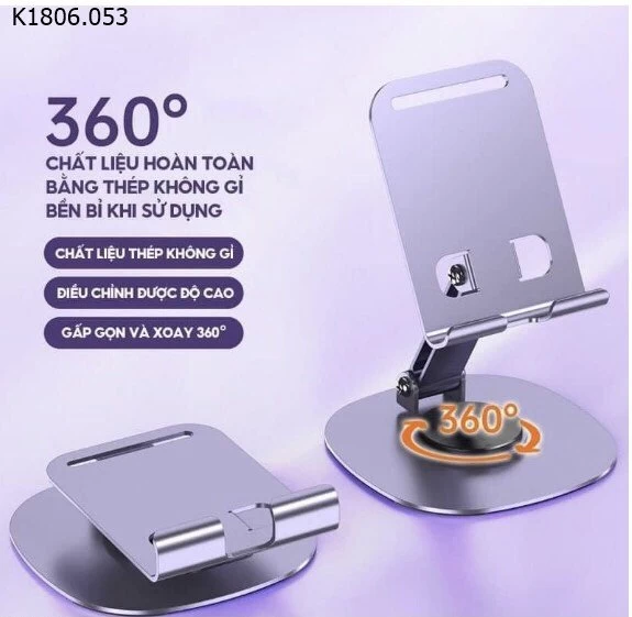  Giá Đỡ Điện Thoại Xoay 360 Độ  Sỉ  42k/set 2c mix màu ngẫu nhiên