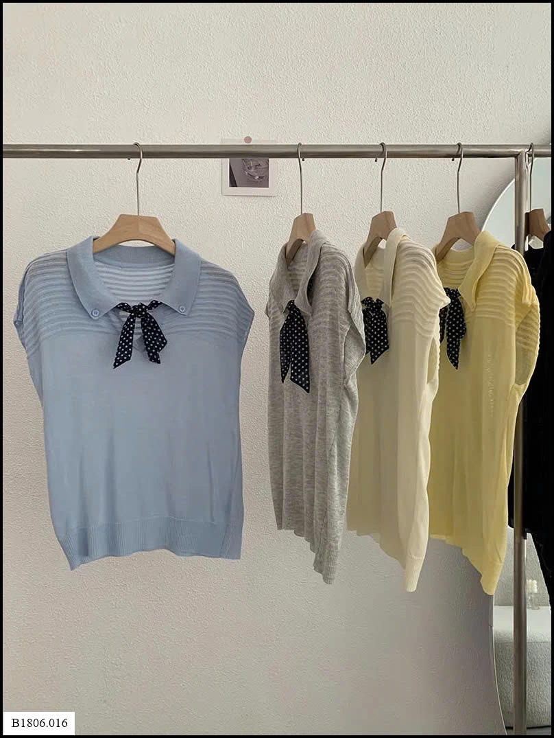 ÁO LEN DỆT KIM MỎNG CỔ POLO Sỉ 132K