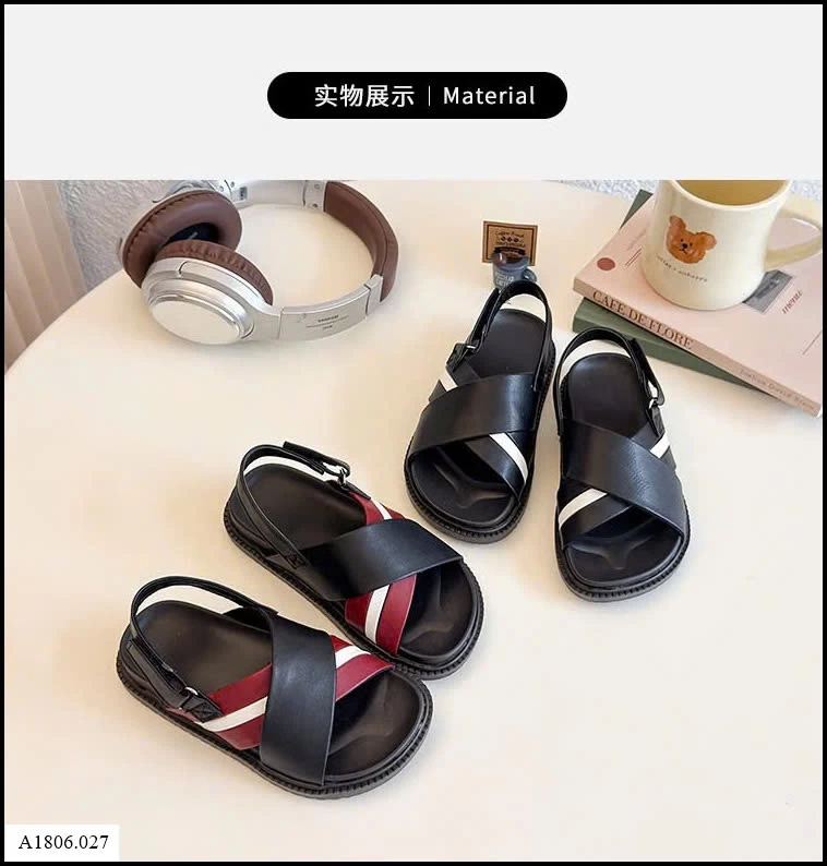 SANDAL QUAI CHÉO BT Sỉ  sz 26-30: 125k  sz 31-35: 135k