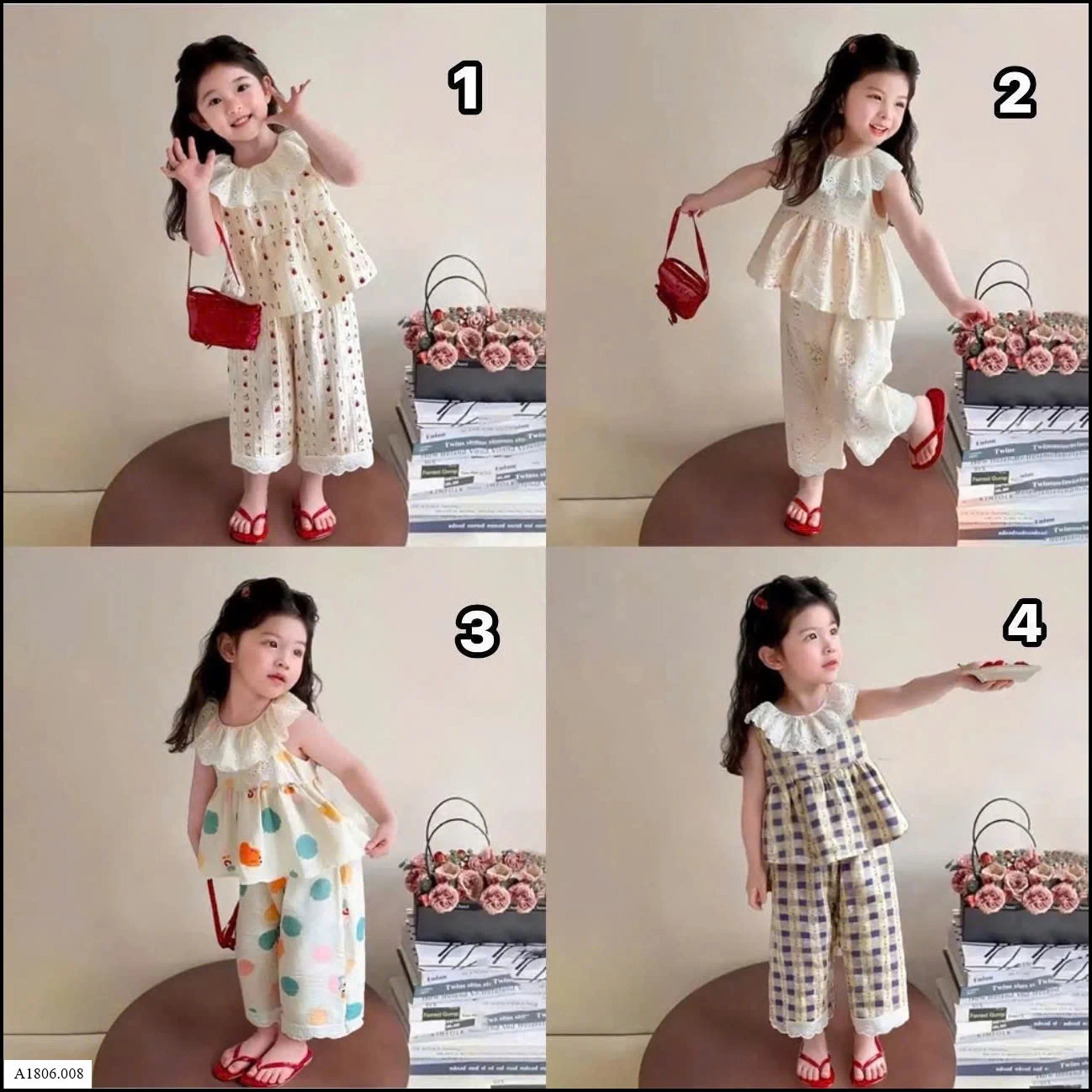 Bộ bé gai Sỉ Sz 80-110 #81k Sz 120 -150 #90k