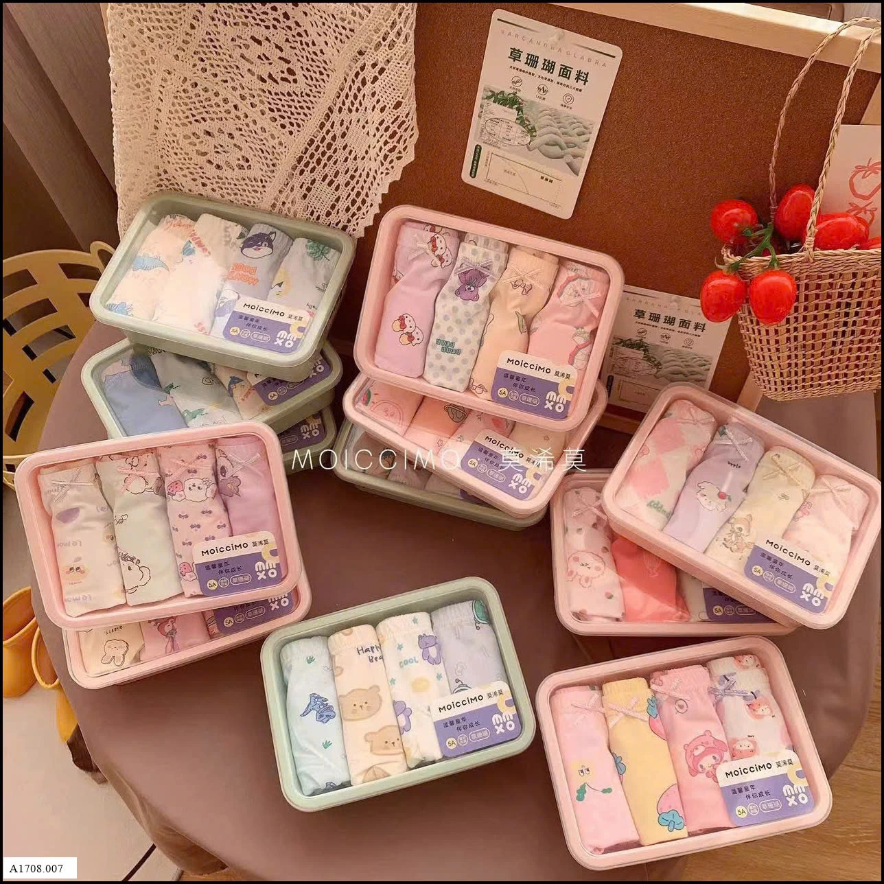 SET 4 QUẦN CHIP ĐÙI CHO BÉ Giá sỉ 104k/set 4c
