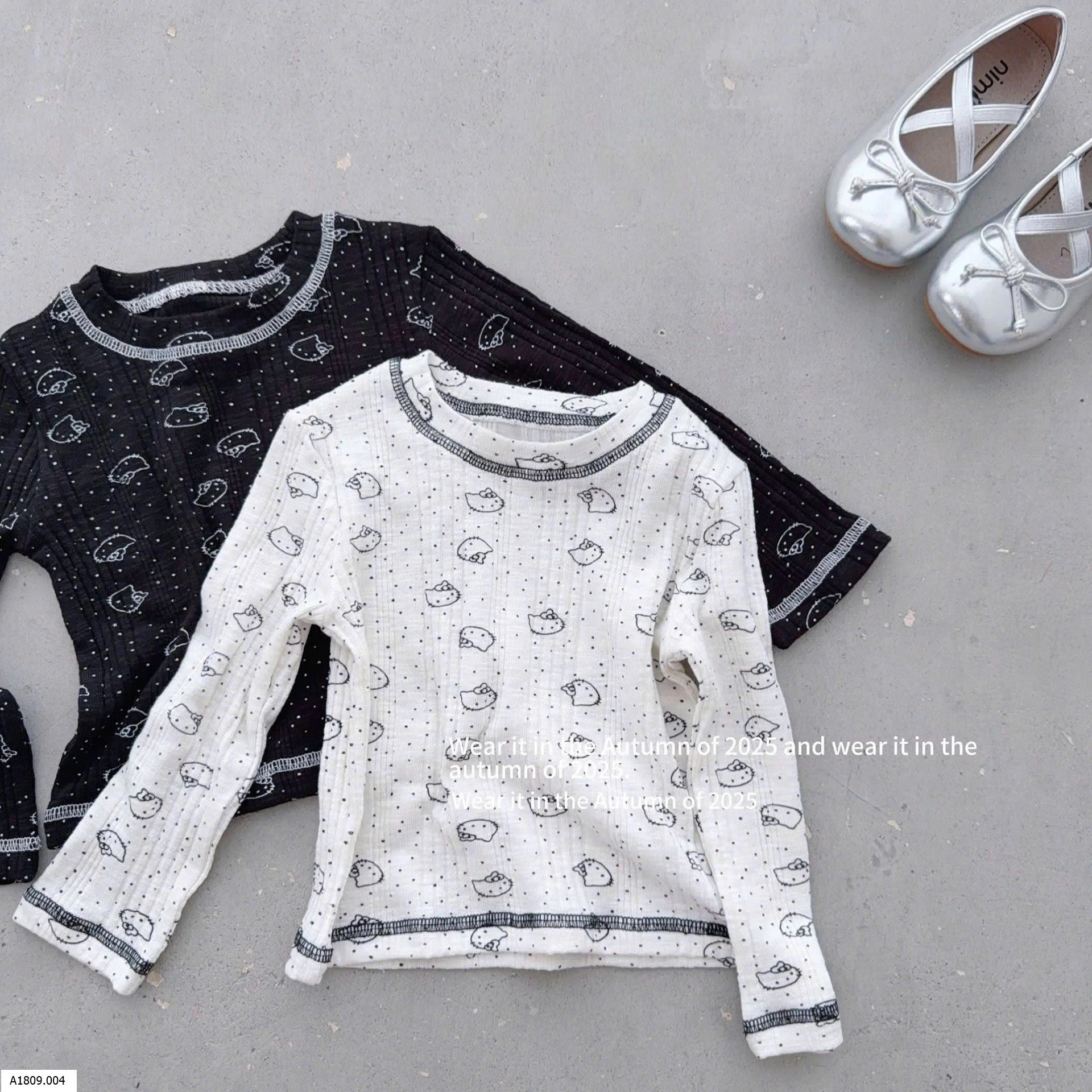 ÁO THUN KITTY NHỎ T&Q KIDS   Giá sỉ 113k